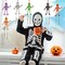 36 Pack Skeleton Wind Chime Kit for Kids Make You Own Skeleton Wind